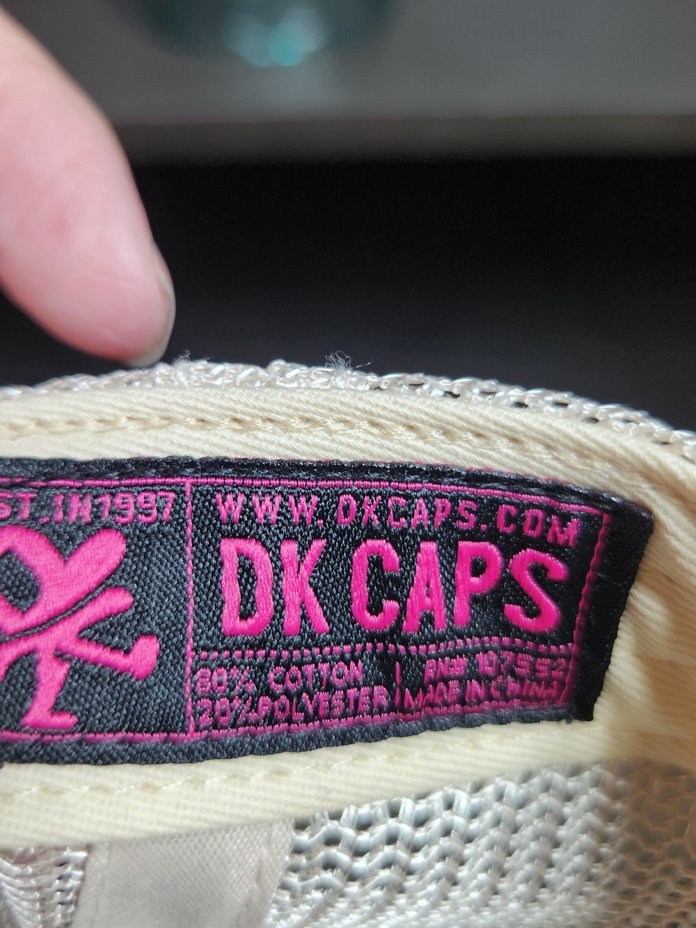 Miramar Beach Florida Navy and Cream Trucker Cap Mesh Adjuatable - Picture 2 of 7